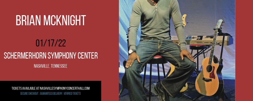 Brian McKnight at Schermerhorn Symphony Center