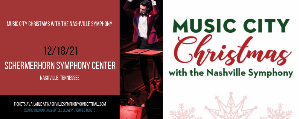 Music City Christmas with The Nashville Symphony at Schermerhorn Symphony Center tickets Music City Christmas with The Nashville Symphony at Schermerhorn Symphony Center