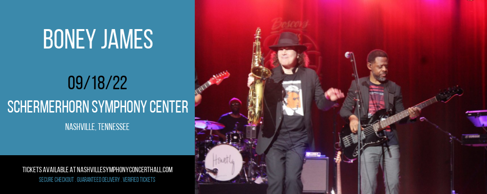 Boney James at Schermerhorn Symphony Center tickets Boney James at Schermerhorn Symphony Center