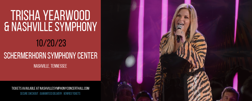 Trisha Yearwood & Nashville Symphony at Schermerhorn Symphony Center