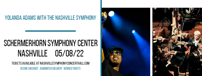 Yolanda Adams With The Nashville Symphony at Schermerhorn Symphony Center tickets Yolanda Adams With The Nashville Symphony at Schermerhorn Symphony Center