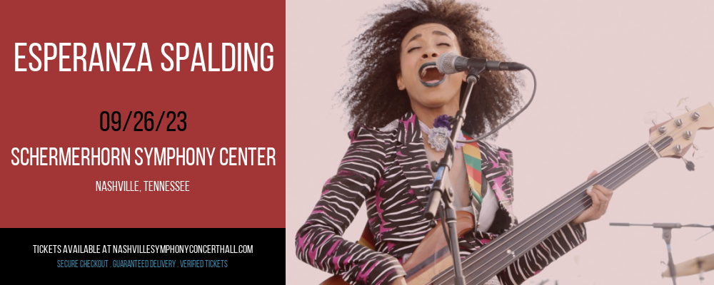 Esperanza Spalding at Schermerhorn Symphony Center