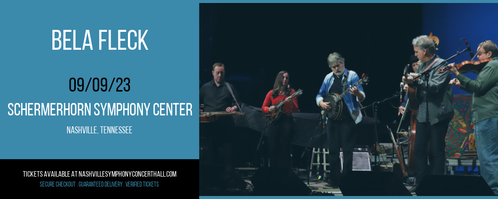Bela Fleck at Schermerhorn Symphony Center tickets Bela Fleck at Schermerhorn Symphony Center