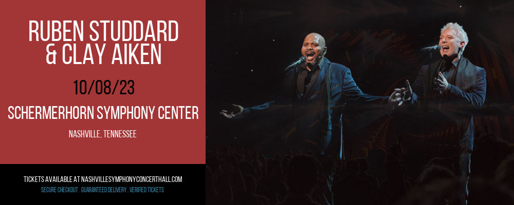 Ruben Studdard & Clay Aiken at Schermerhorn Symphony Center