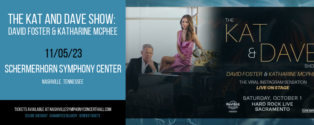 The Kat and Dave Show at Schermerhorn Symphony Center