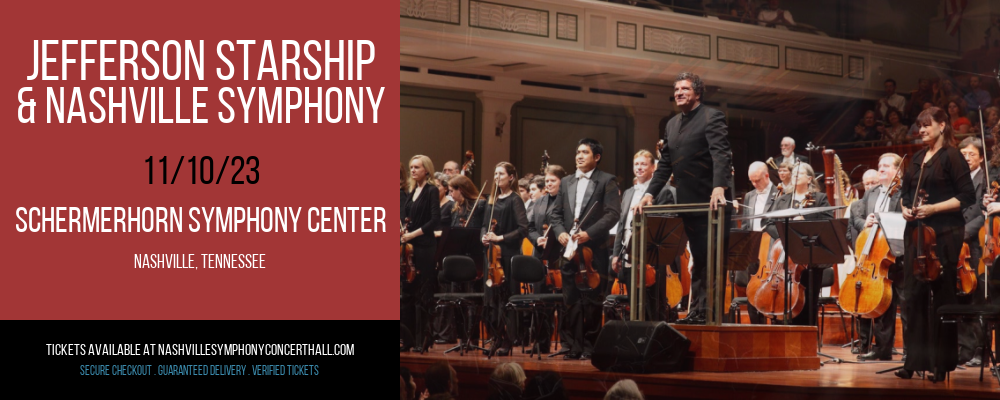 Jefferson Starship & Nashville Symphony at Schermerhorn Symphony Center