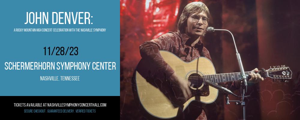 John Denver at Schermerhorn Symphony Center