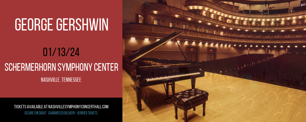 George Gershwin at Schermerhorn Symphony Center