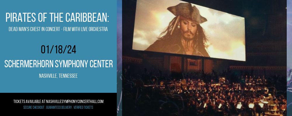 Pirates of the Caribbean at Schermerhorn Symphony Center