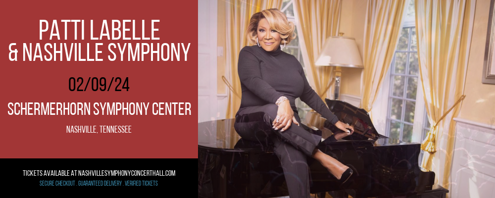 Patti LaBelle & Nashville Symphony at Schermerhorn Symphony Center