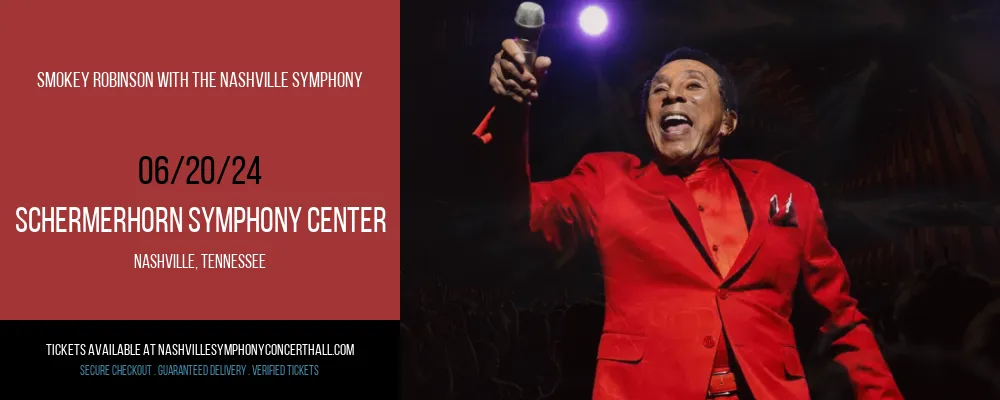 Smokey Robinson With The Nashville Symphony at Schermerhorn Symphony Center