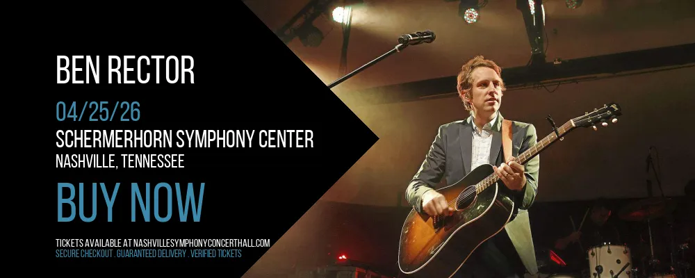 Ben Rector at Schermerhorn Symphony Center