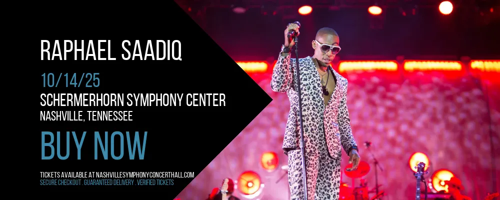 Raphael Saadiq at Schermerhorn Symphony Center