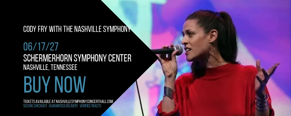 Cody Fry With The Nashville Symphony at Schermerhorn Symphony Center